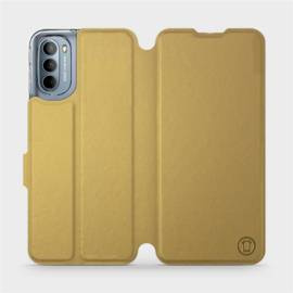 Etui do Motorola Moto G31 - wzór Gold&Orange