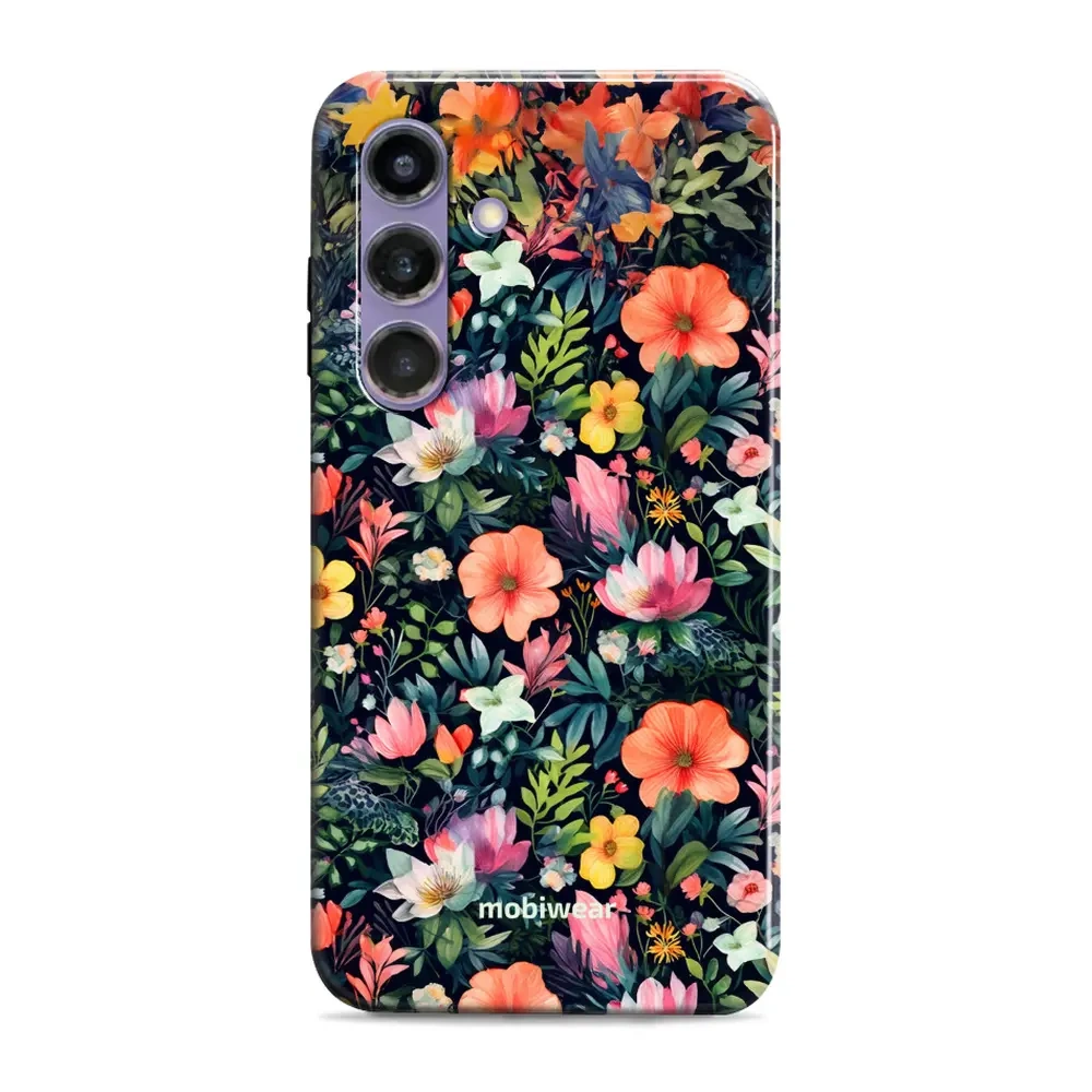 Mobiwear Elite Pro do Samsung Galaxy S24 Plus, ochrona telefonu, trwała konstrukcja, wygodne użytkowanie, dopasowanie, Kolorowo Kwiecisty