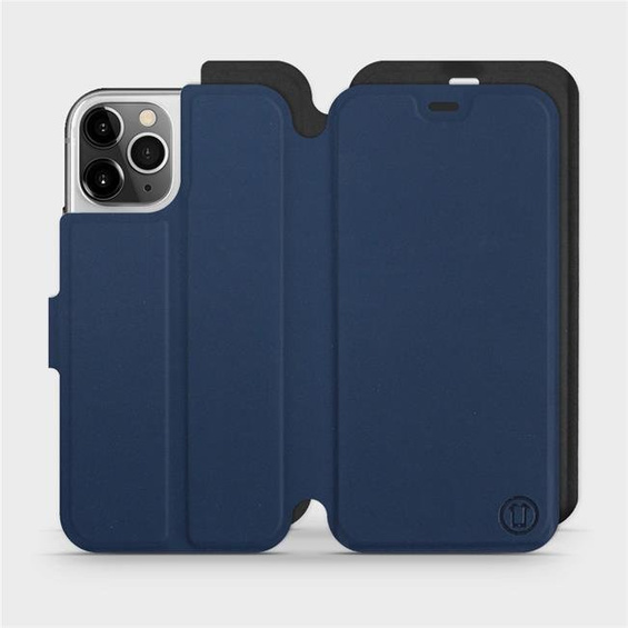 Etui Soft Touch do Apple iPhone 12 Pro - wzór Głęboki granat z czernią