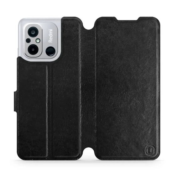 Etui do Xiaomi Redmi 12C - wzór Black&Gray