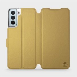 Etui do Samsung Galaxy S21 Plus - wzór Gold&Orange