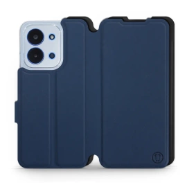 Etui Soft Touch do Xiaomi Redmi 15C - wzór Głęboki granat z czernią