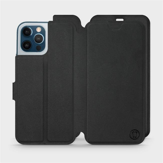 Etui Soft Touch do Apple iPhone 12 Pro Max - wzór Satynowa czerń