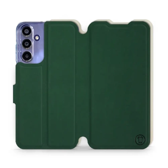 Etui Soft Touch do Samsung Galaxy A15 4G - wzór Miejska zieleń z platyną