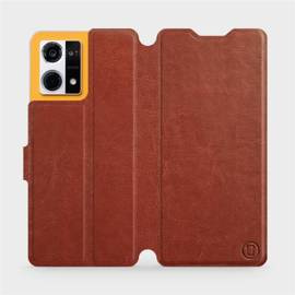 Etui do Oppo Reno 7 4G - wzór Brown&Gray