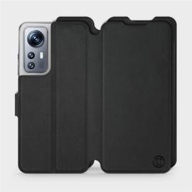 Etui Soft Touch do Xiaomi 12S - wzór Satynowa czerń