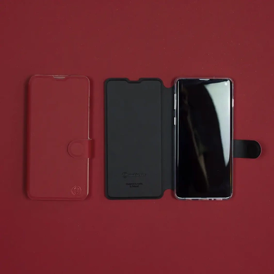 Etui Soft Touch do Realme Note 60 - wzór Zachodząca czerwień z czernią