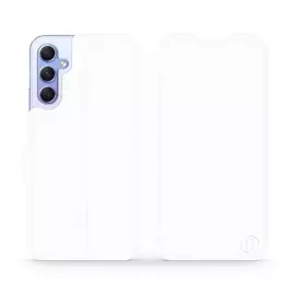 Etui do Samsung Galaxy A34 5G - wzór White&Orange