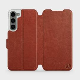 Etui do Samsung Galaxy S23 Plus - wzór Brown&Gray