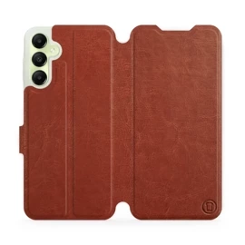 Etui do Samsung Galaxy A05s - wzór Brown&Orange