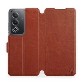 Etui do OPPO A80 5G - wzór Brown&Gray