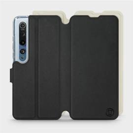 Etui Soft Touch do Xiaomi Mi 10 - wzór Satynowa czerń z platyną