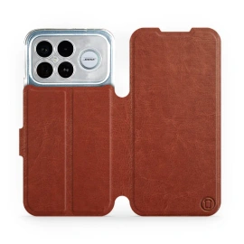 Etui do Xiaomi Poco F8 Ultra - wzór Brown&Orange