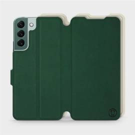 Etui Soft Touch do Samsung Galaxy S22 Plus - wzór Miejska zieleń z platyną