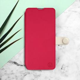 Etui Soft Touch do Samsung Galaxy M33 5G - wzór Żywa czerwień z platyną