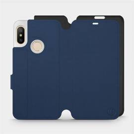 Etui Soft Touch do Xiaomi Mi A2 Lite - wzór Głęboki granat z czernią