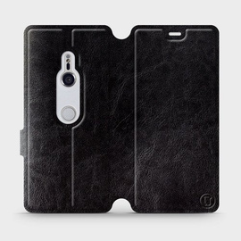 Etui do Sony Xperia XZ3 - wzór Black&Orange