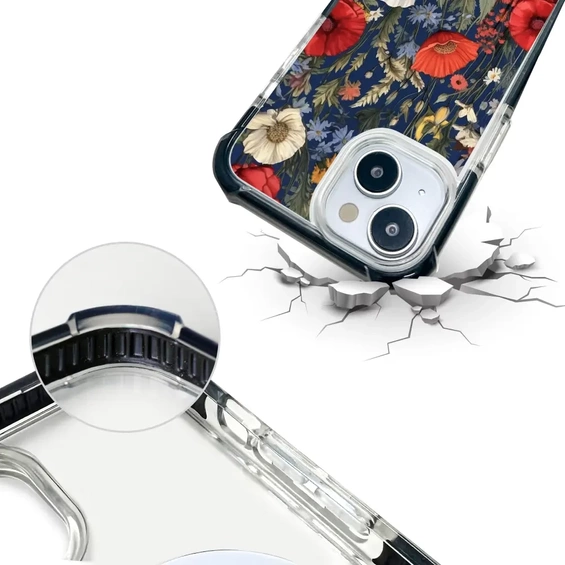 Etui MagSafe Elite Bumper Apple iPhone XS - wzór D005D