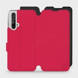 Etui Soft Touch do Realme X3 SuperZoom - wzór Żywa czerwień z czernią