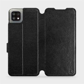 Etui do Samsung Galaxy A22 5G - wzór Black&Orange