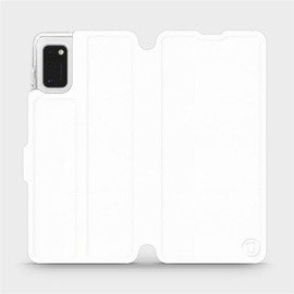 Etui do Samsung Galaxy A41 - wzór White&Orange