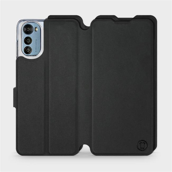 Etui Soft Touch do Motorola Moto E32 - wzór Satynowa czerń