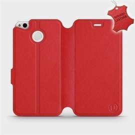 Etui ze skóry naturalnej do Xiaomi Redmi 4X - wzór Red Leather