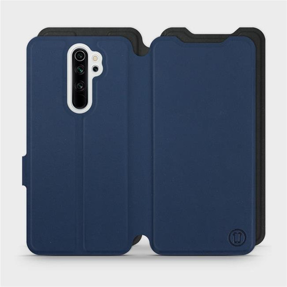 Etui Soft Touch do Xiaomi Redmi Note 8 Pro - wzór Głęboki granat z czernią