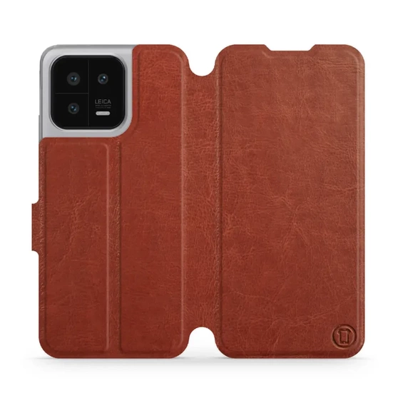 Etui do Xiaomi 13 - wzór Brown&Orange