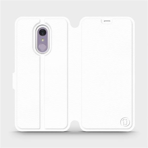 Etui do LG Q7 - wzór White&Orange