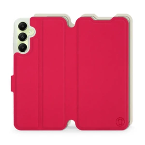 Etui Soft Touch do Samsung Galaxy A05s - wzór Żywa czerwień z platyną