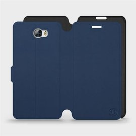Etui Soft Touch do Huawei Y5 II - wzór Głęboki granat z czernią