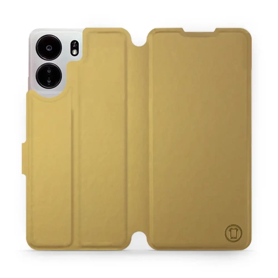 Etui do Xiaomi POCO C65 - wzór Gold&Orange