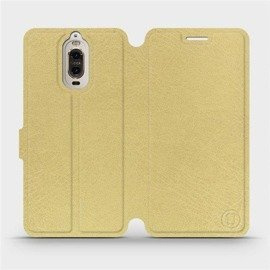 Etui do Huawei Mate 9 Pro - wzór Gold&Orange