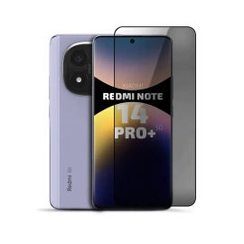 Prywatyzujące szkło hartowane 9H do Xiaomi Redmi Note 14 Pro Plus 5G