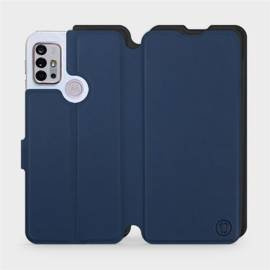 Etui Soft Touch do Motorola Moto G10 - wzór Głęboki granat z czernią
