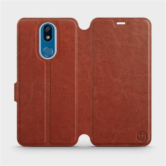 Etui do LG K40 - wzór Brown&Gray