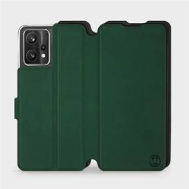 Etui Soft Touch do Realme 9 5G - wzór Miejska zieleń z czernią