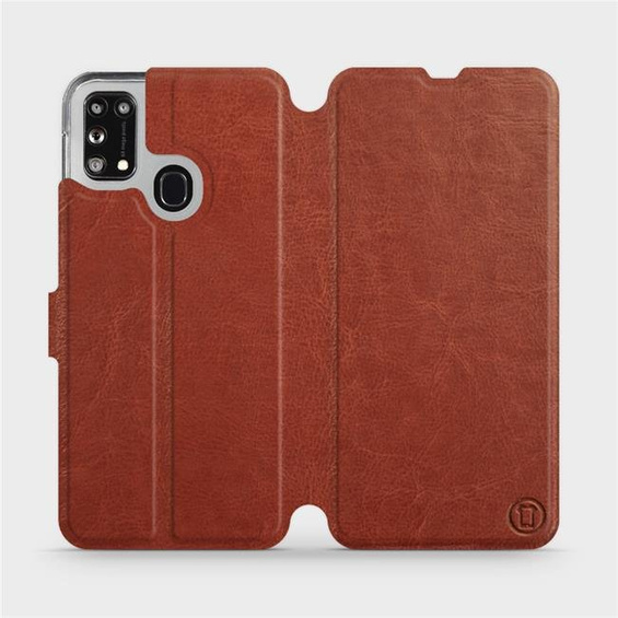 Etui do Samsung Galaxy M31 - wzór Brown&Gray