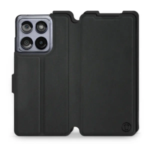 Etui Soft Touch do Motorola Edge 60 Fusion - wzór Satynowa czerń