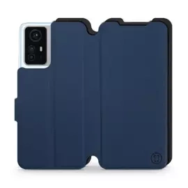 Etui Soft Touch do Xiaomi Redmi Note 12S - wzór Głęboki granat z czernią