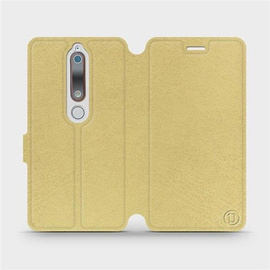 Etui do Nokia 6.1 - wzór Gold&Orange