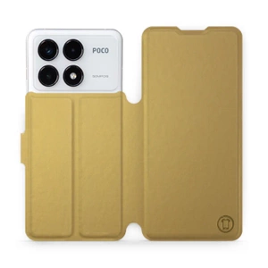 Etui do Xiaomi POCO F6 Pro - wzór Gold&Gray