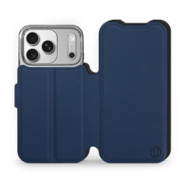 Etui Soft Touch do Apple iPhone 17 Pro - wzór Głęboki granat z czernią