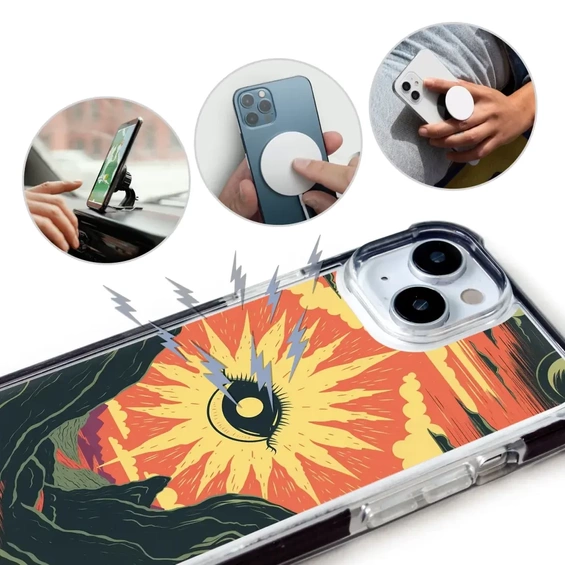 Etui MagSafe Elite Bumper Apple iPhone 15 Pro Max - wzór D025D