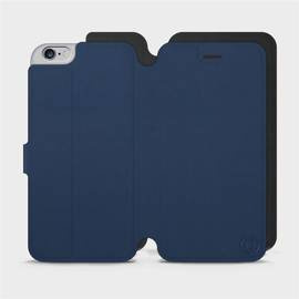 Etui Soft Touch do Apple iPhone 6s Plus - wzór Głęboki granat z czernią