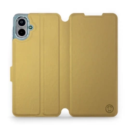 Etui do Samsung Galaxy A07 - wzór Gold&Orange