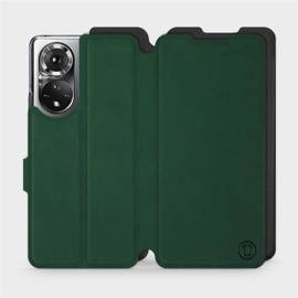 Etui Soft Touch do Huawei Honor 50 - wzór Miejska zieleń z czernią