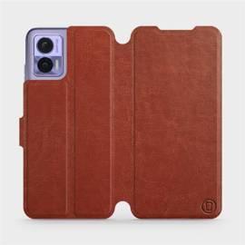 Etui do Motorola Edge 30 Neo - wzór Brown&Orange