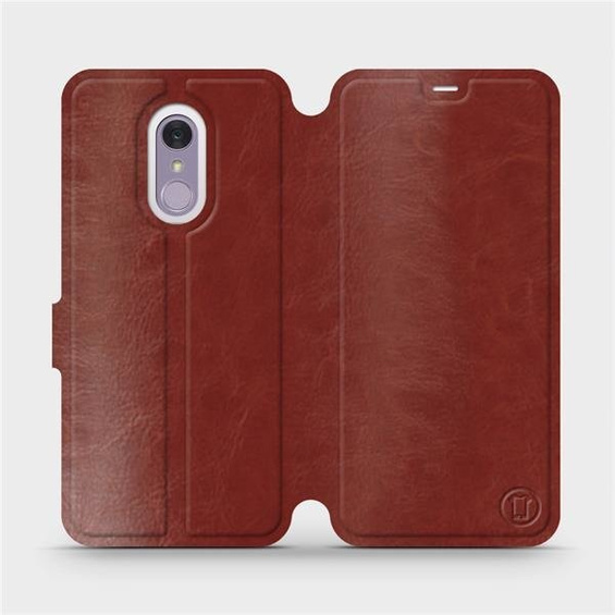 Etui do LG Q7 - wzór Brown&Orange